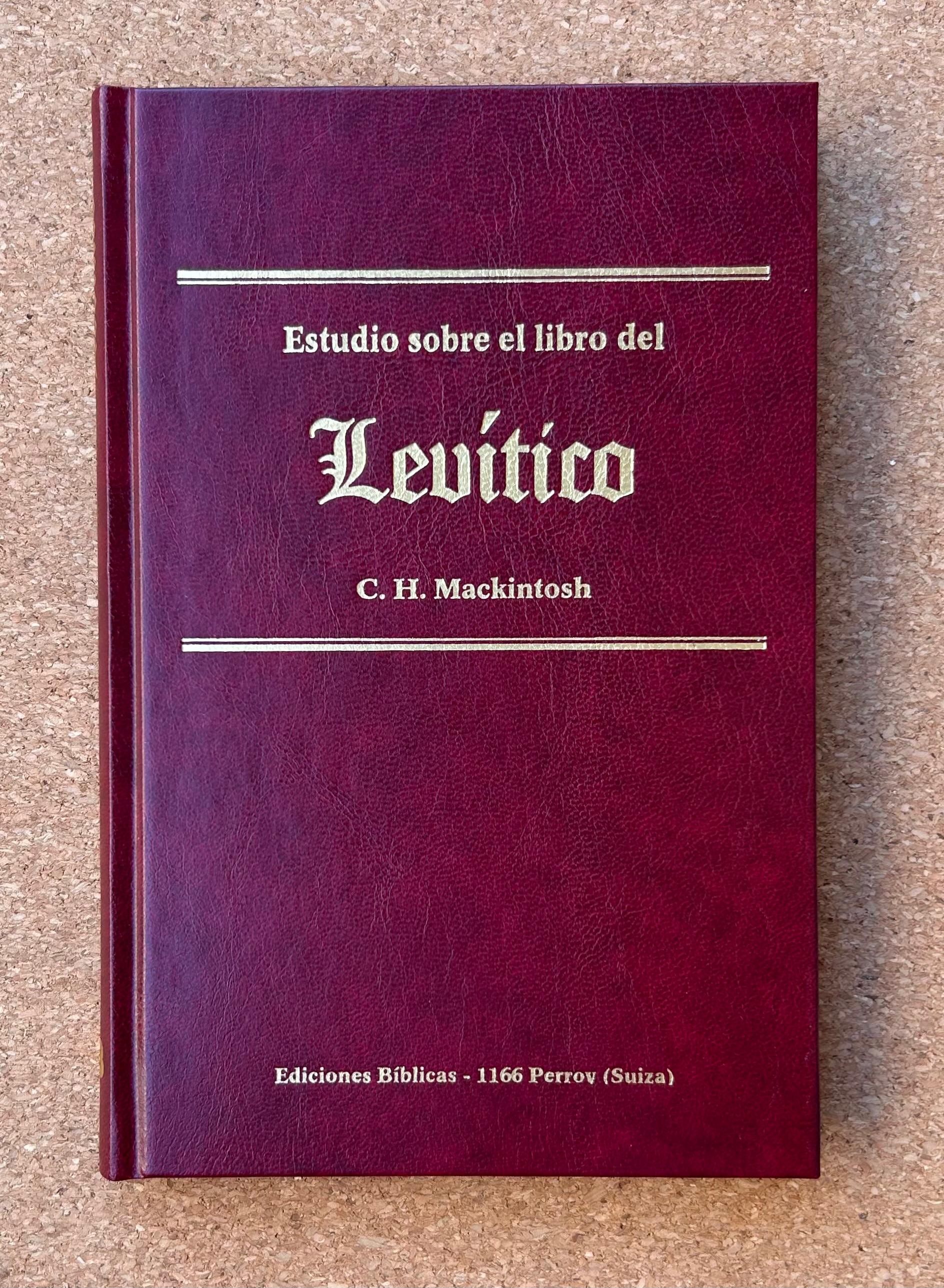 Portada de «Estudio sobre el libro del Levítico» — Mackintosh, Charles Henry